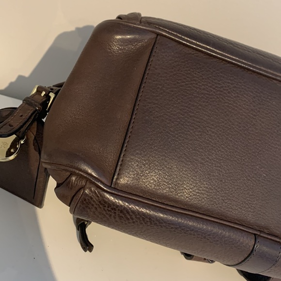 VGUC Mulberry Mabel Chocolate Brown Soft Napa Leather and Suede Shoulder Handbag - Picture 12 of 16